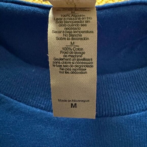 Next Level Tiny Buddha short sleeve T-shirt Be  Here Now design and text NWOT M - Picture 6 of 8